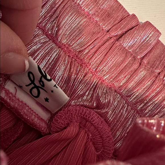 Lola + the Boys Pink Sequin Skirt - Picture 3 of 4